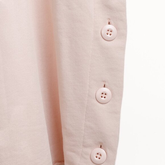 Maison Margiela MM6 Pink Convertible Buttons Sweatshirt - Picture 7 of 10